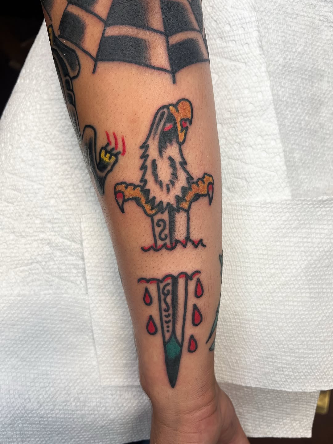 Tattoo by @zelayatattoos — american_traditional, illustrative