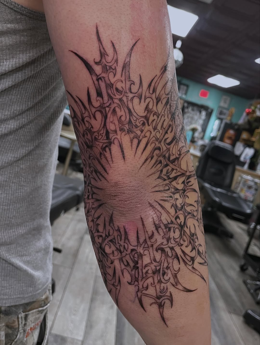 Tattoo by @tattoomebella — tribal, blackwork