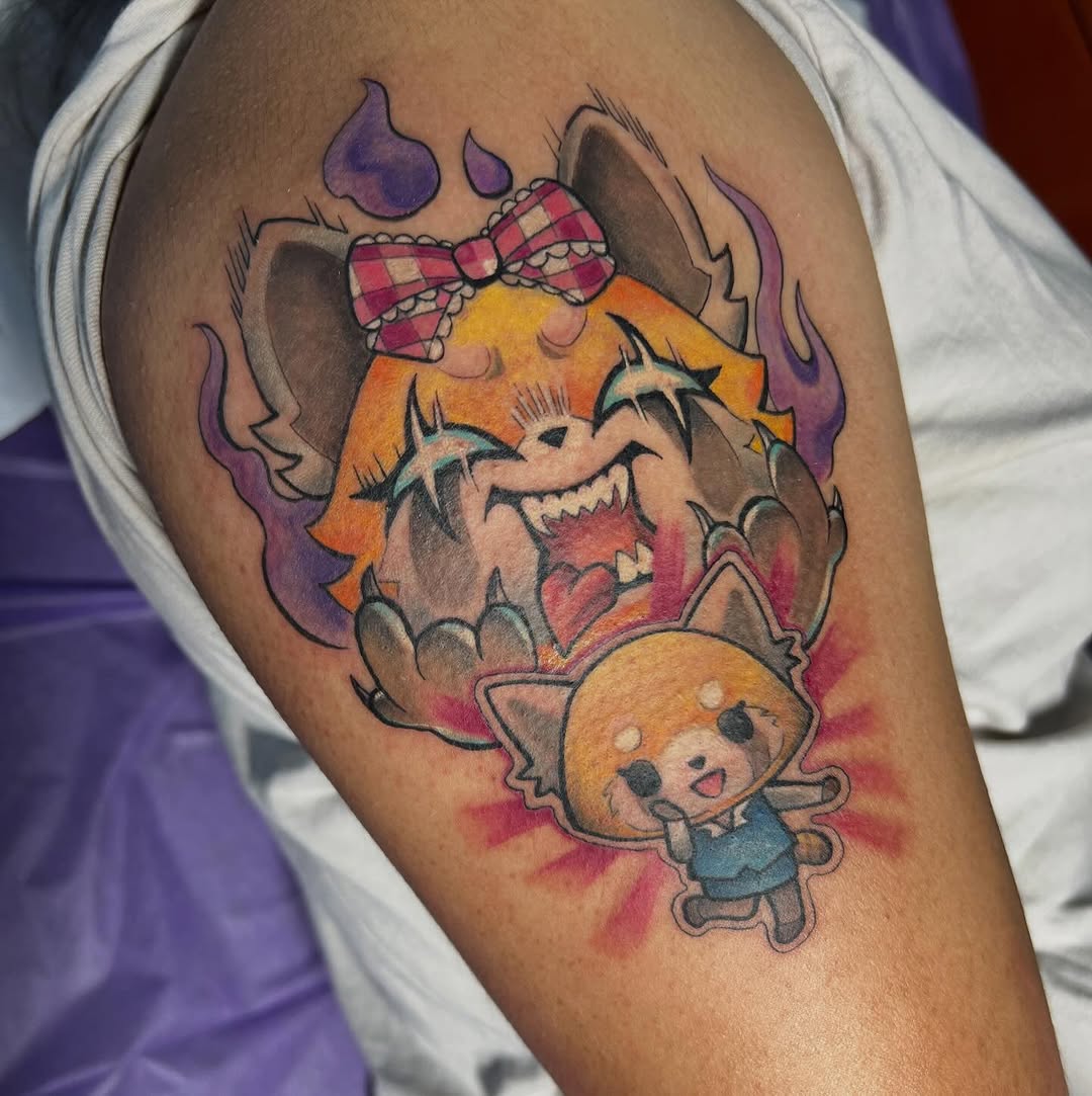 Tattoo by @emilytattoos — anime, new_school