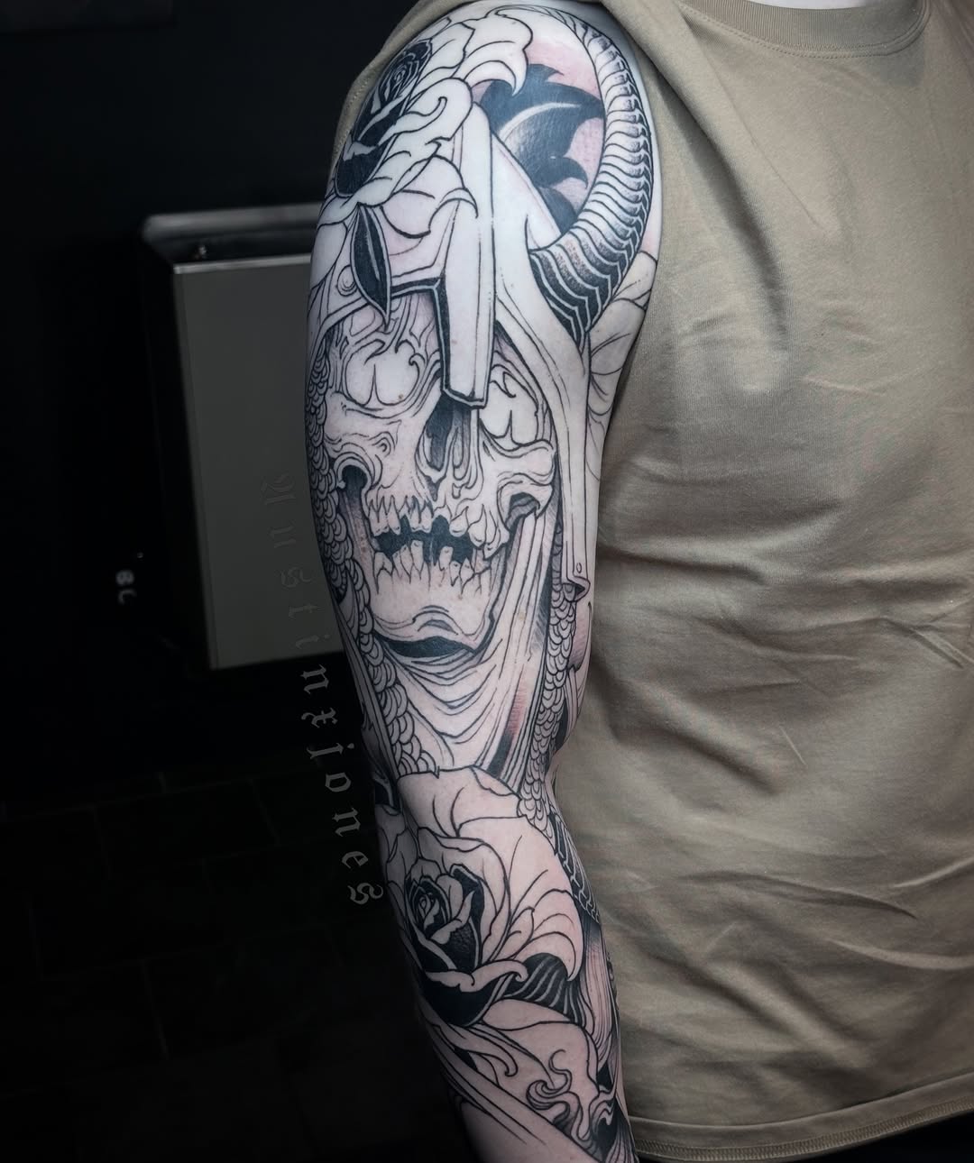 Tattoo by @austinxjones β blackwork, illustrative