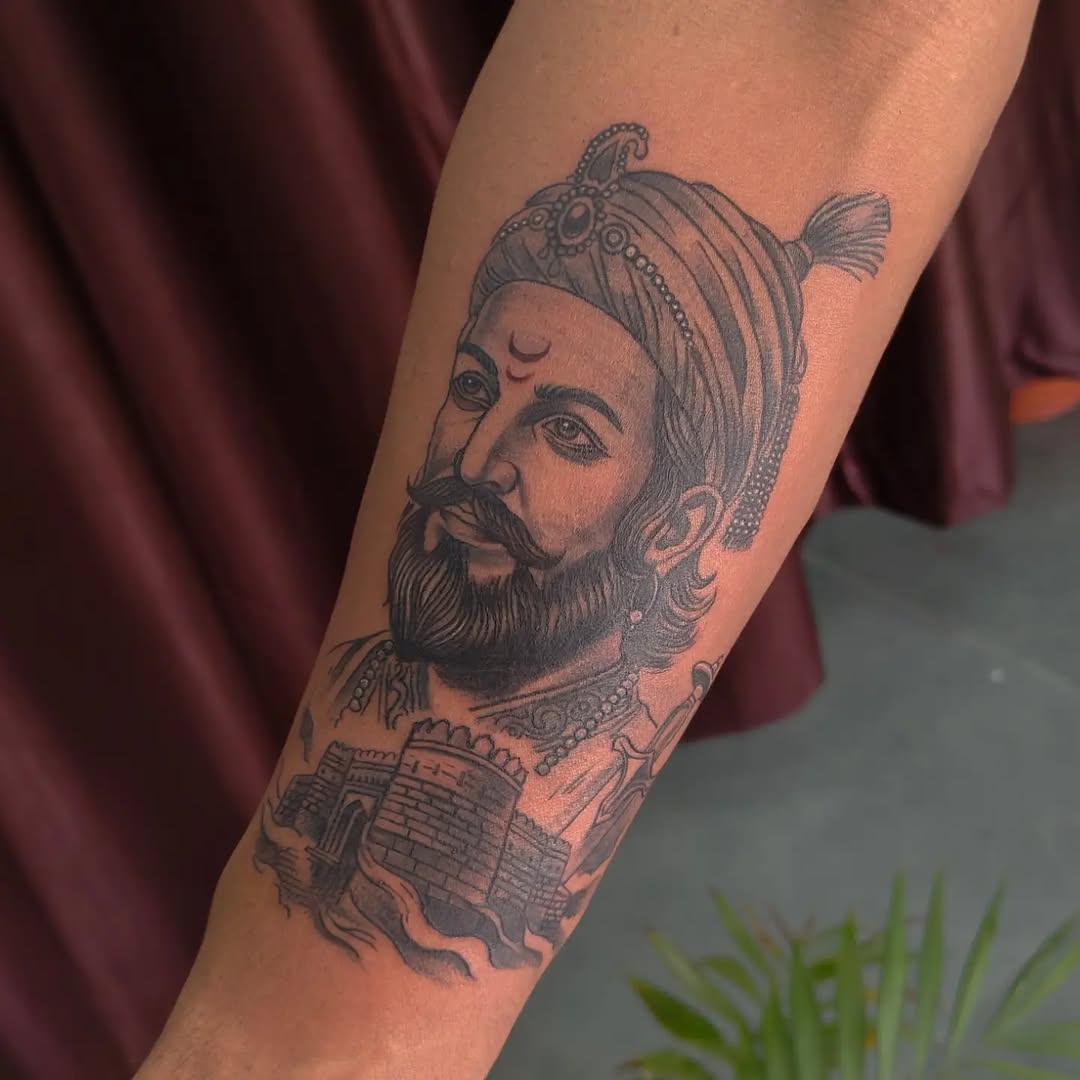Tattoo by @vrtattoo_pandhurna โ realism, black_and_grey