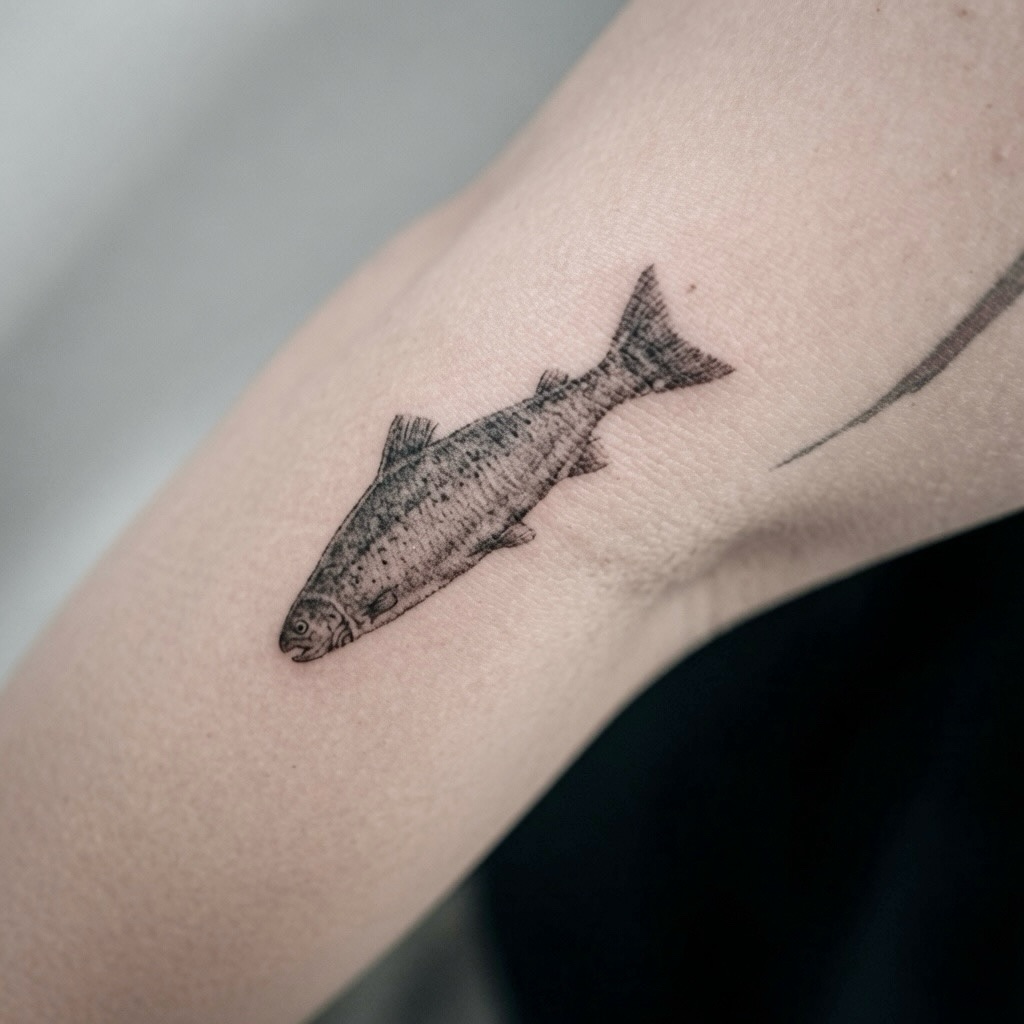 Tattoo by @tattoochili — black_and_grey, realism