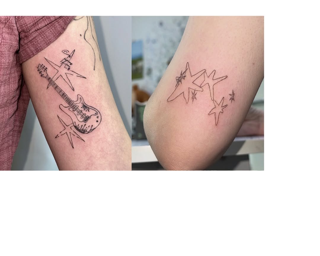 Tattoo by @011poke — fine_line