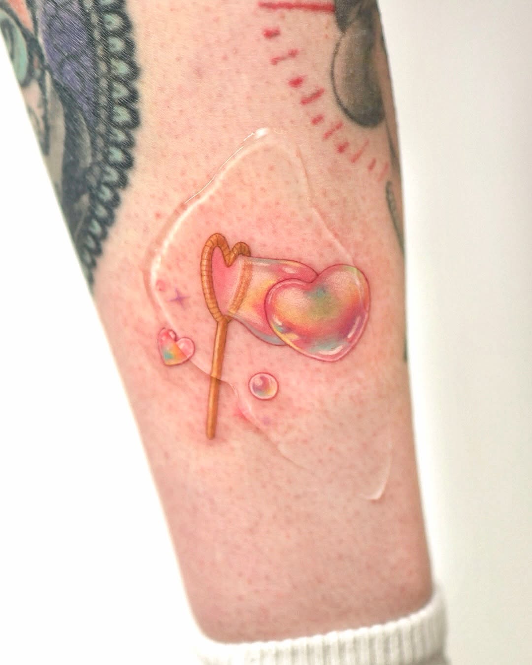 Tattoo by @zommi.tt — realism, watercolor