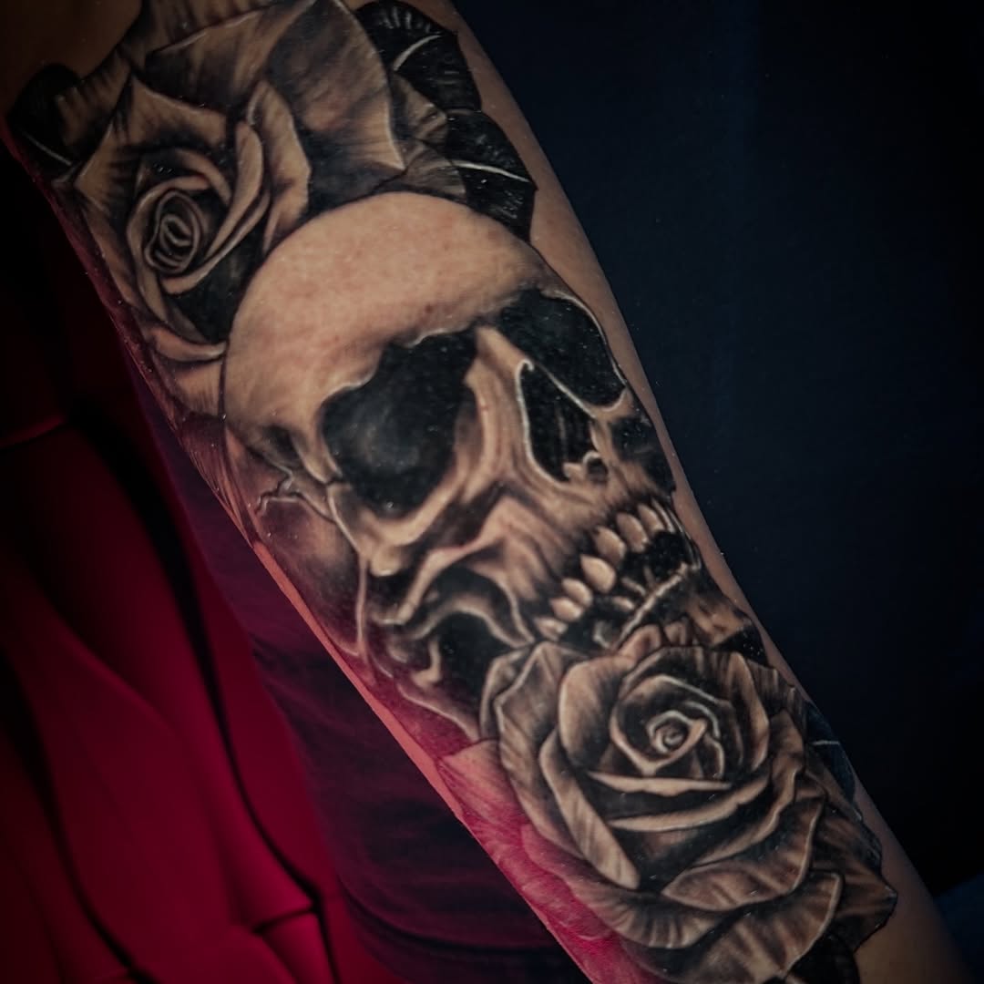 Tattoo by @charliesoto.entrepreneur — realism, black_and_grey