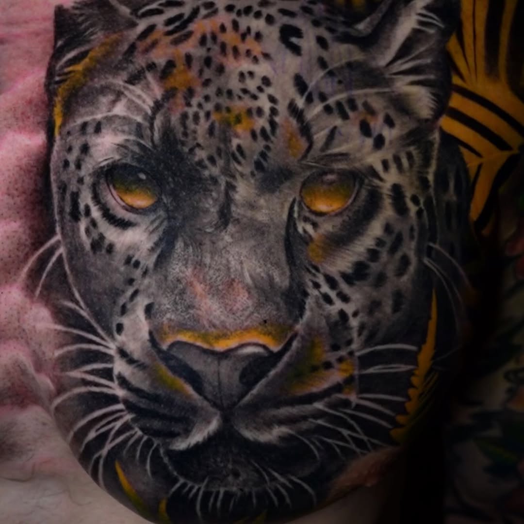 Tattoo by @satchmoe_art — realism, black_and_grey