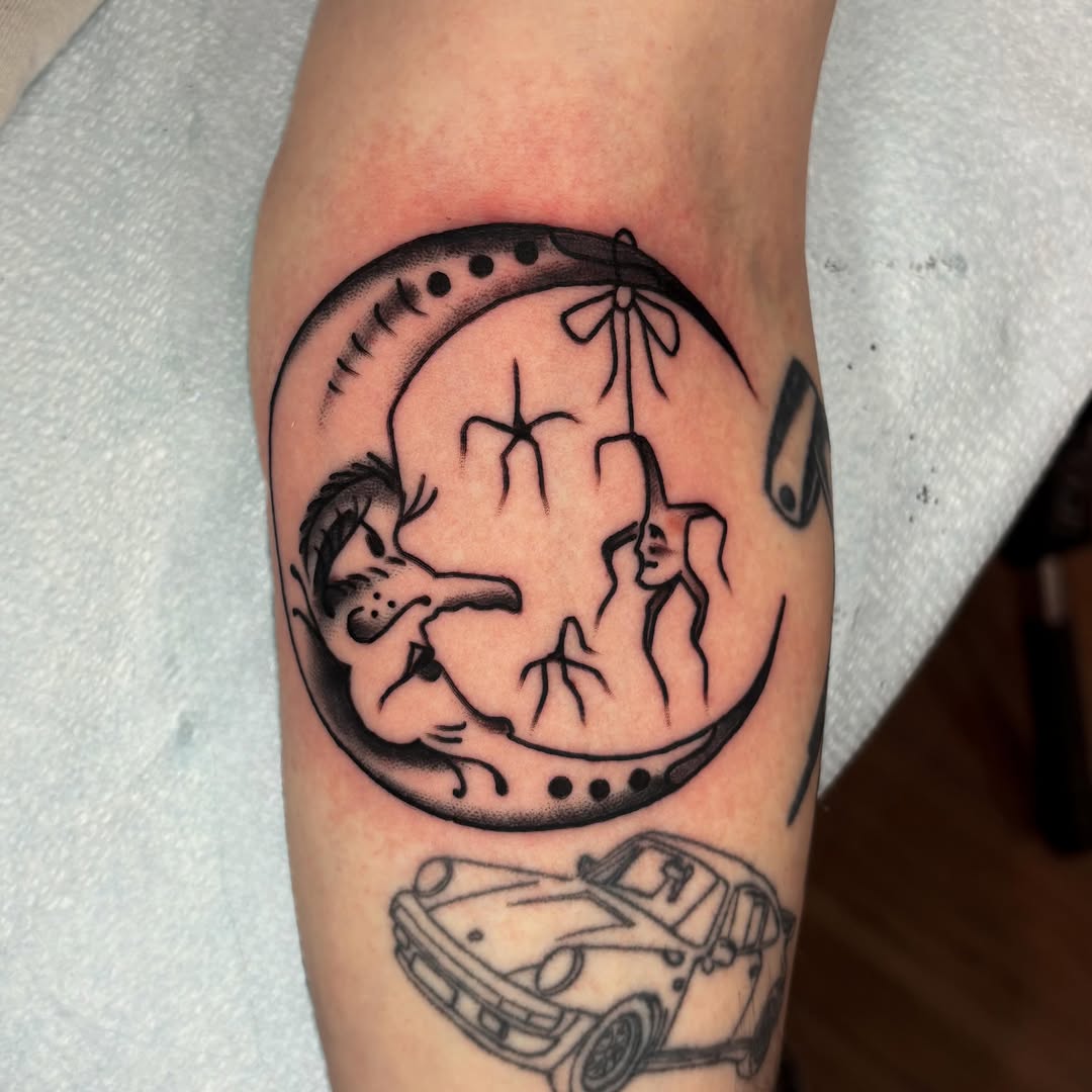 Tattoo by @evanbissotattoos — black_and_grey