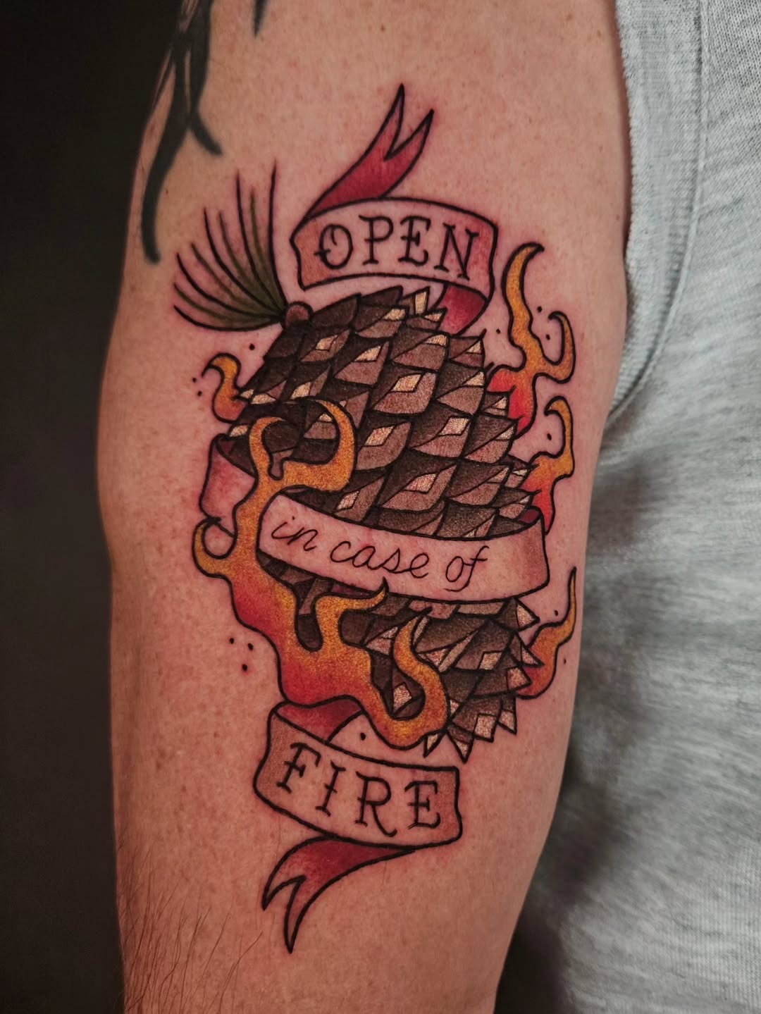 Tattoo by @lowleap — american_traditional, illustrative