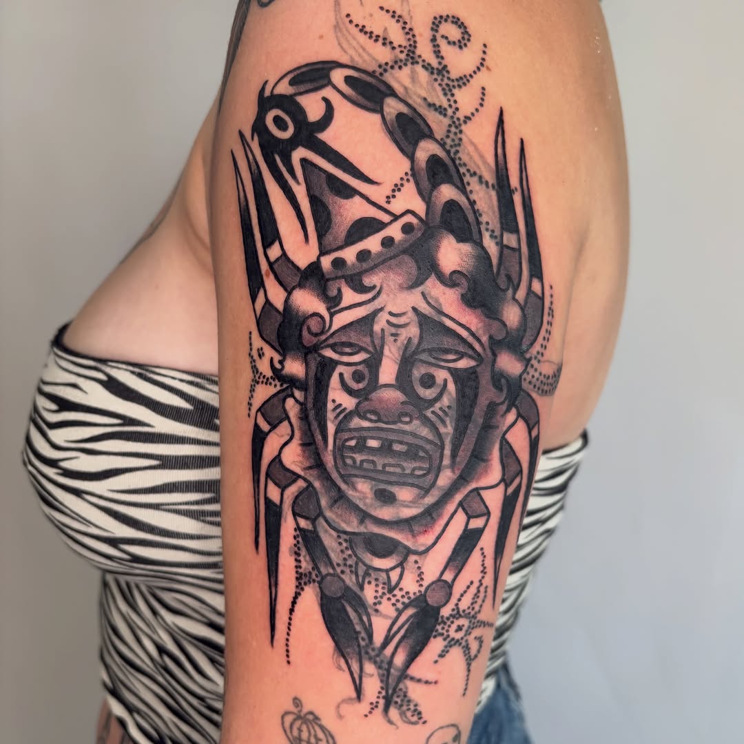 Tattoo by @bigdirtnap โ black_and_grey, neo_traditional