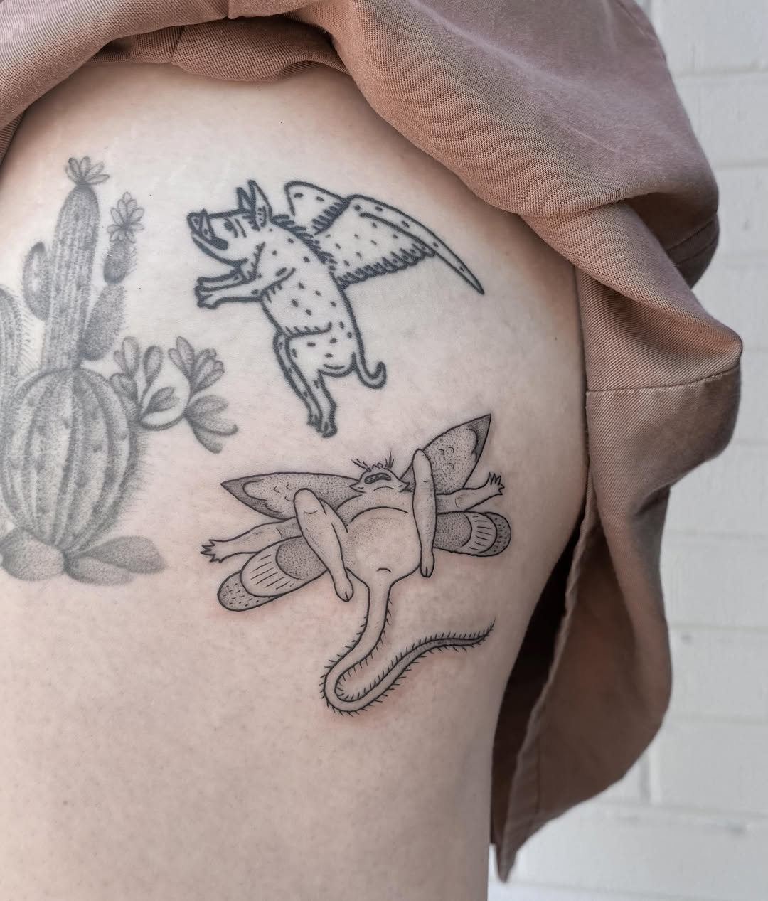 Tattoo by @kaceltattoos — black_and_grey