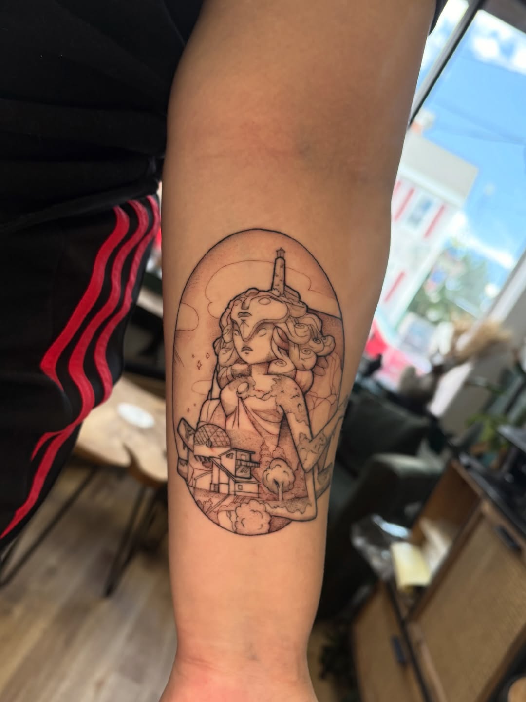 Tattoo by @chloeshaytattoo — dotwork