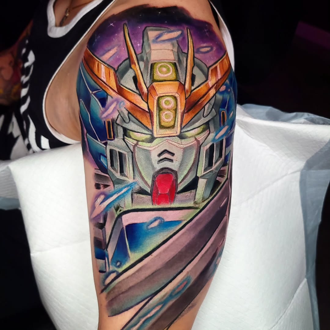 Tattoo by @m.truthtattoos — realism, anime
