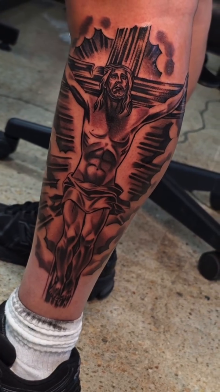 Tattoo by @tattoo_seez โ black_and_grey, realism
