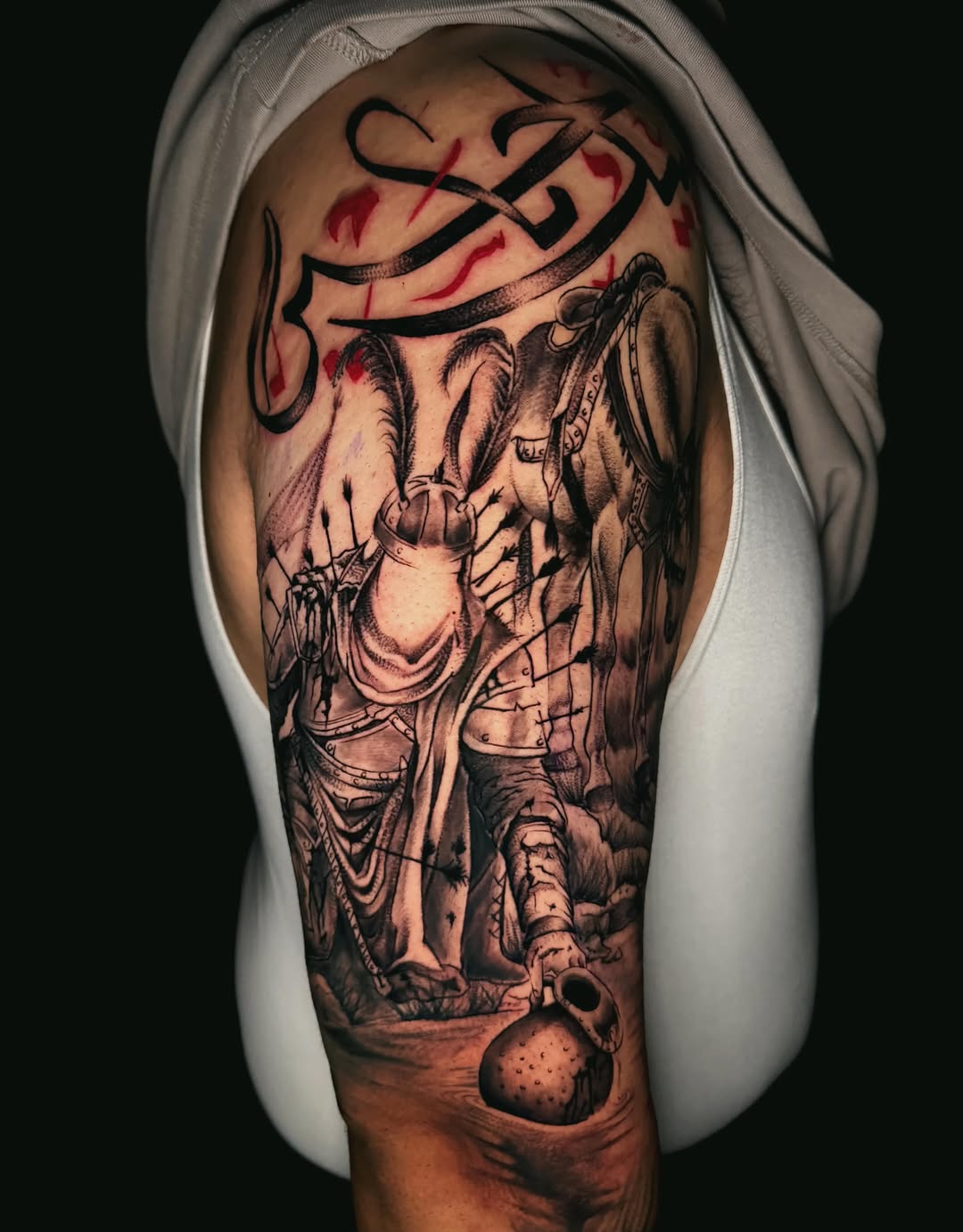 Tattoo by @inklulu_ — black_and_grey