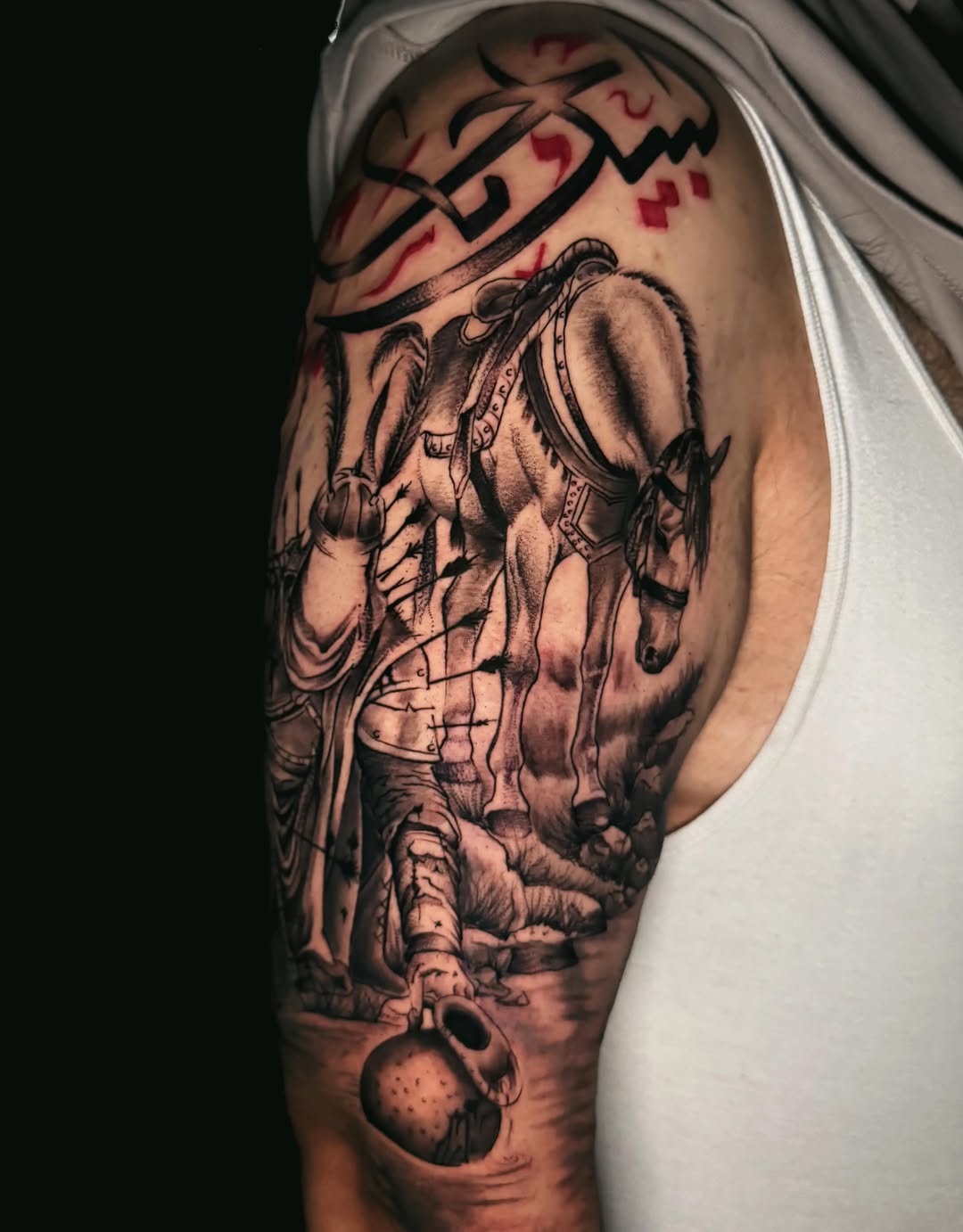 Tattoo by @inklulu_ — black_and_grey