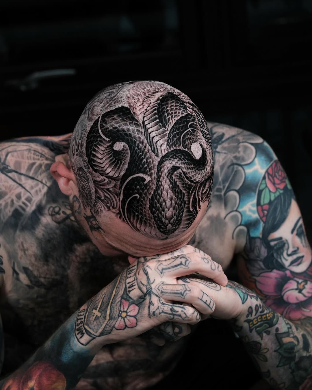 Tattoo by @eugenetattoo — blackwork, realism