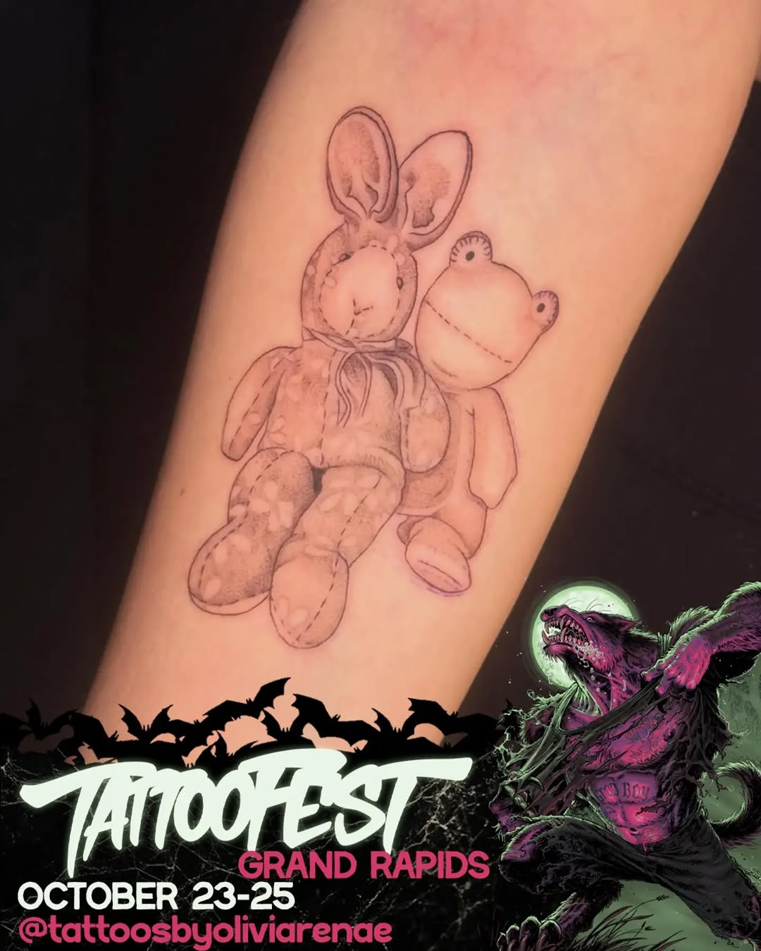 Tattoo by @tattoosbyoliviarenae โ black_and_grey