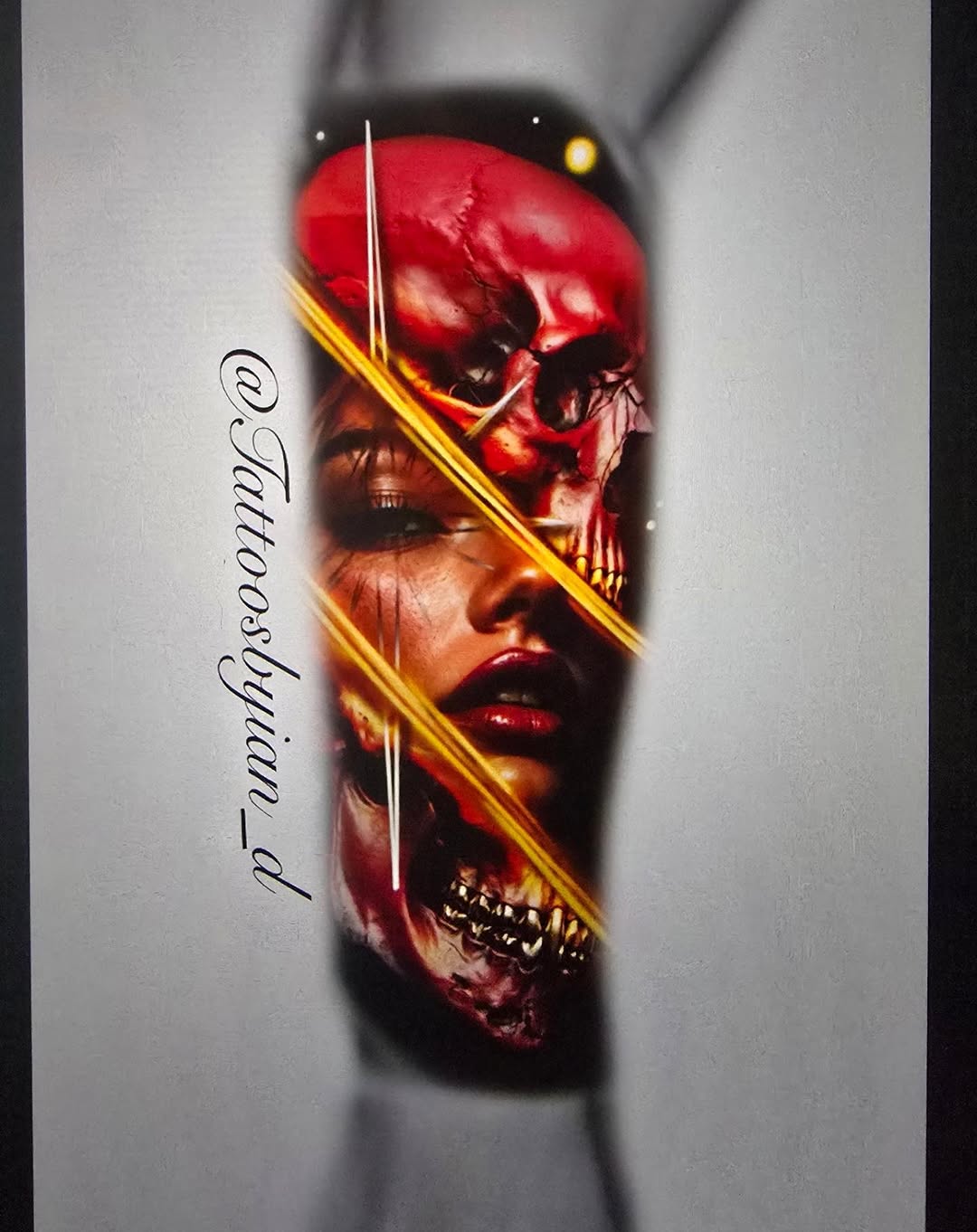 Tattoo by @tattoosbyian_d — realism, dark_realism