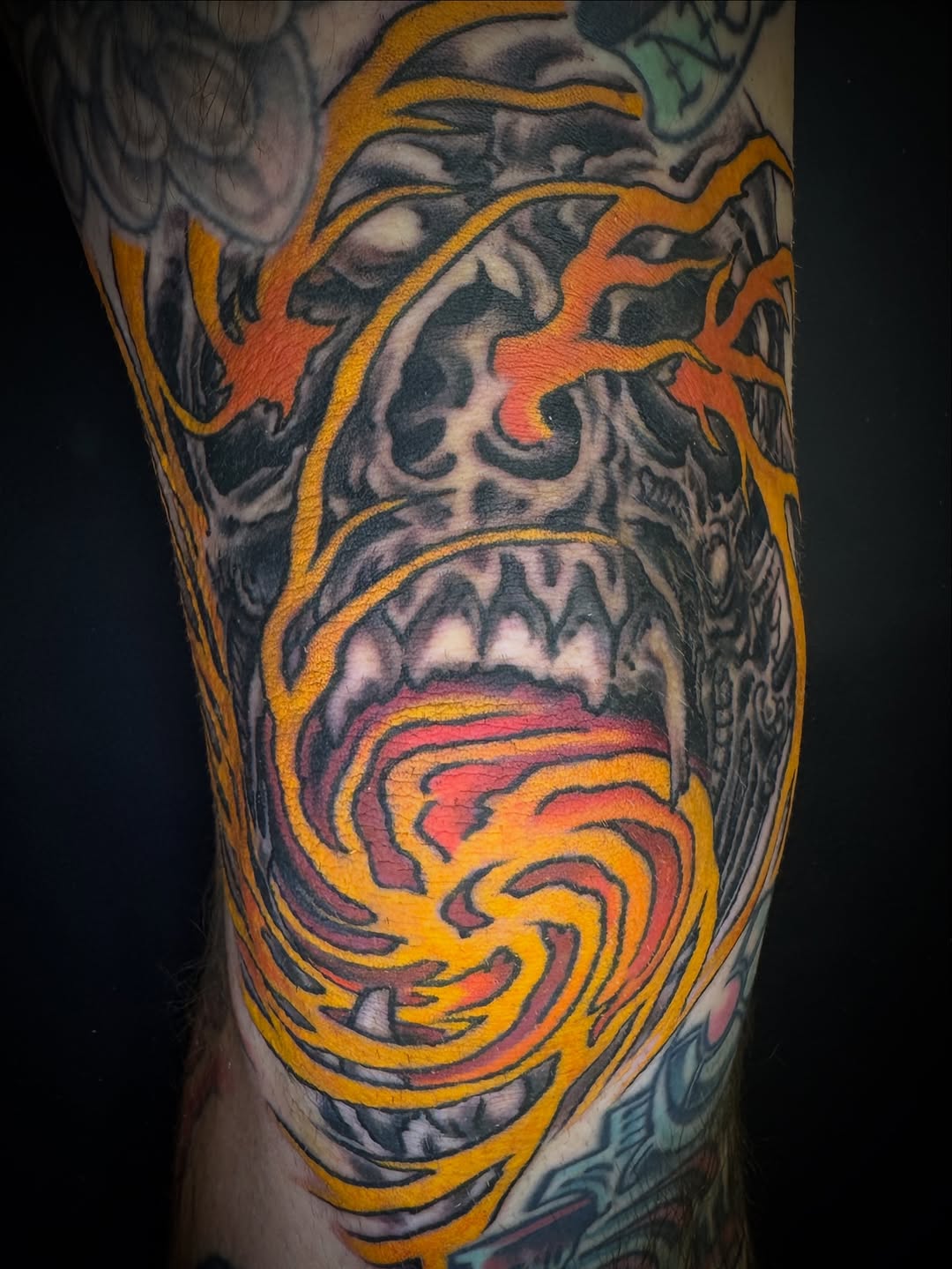 Tattoo by @j_ranno — blackwork, neo_traditional