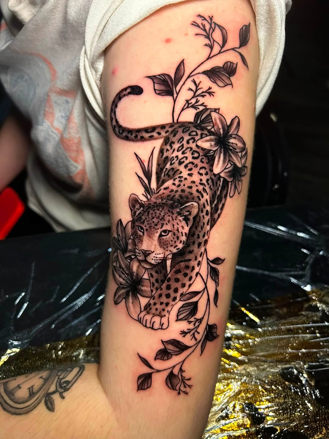 Tattoo by @bigtatt_daartist — realism, black_and_grey