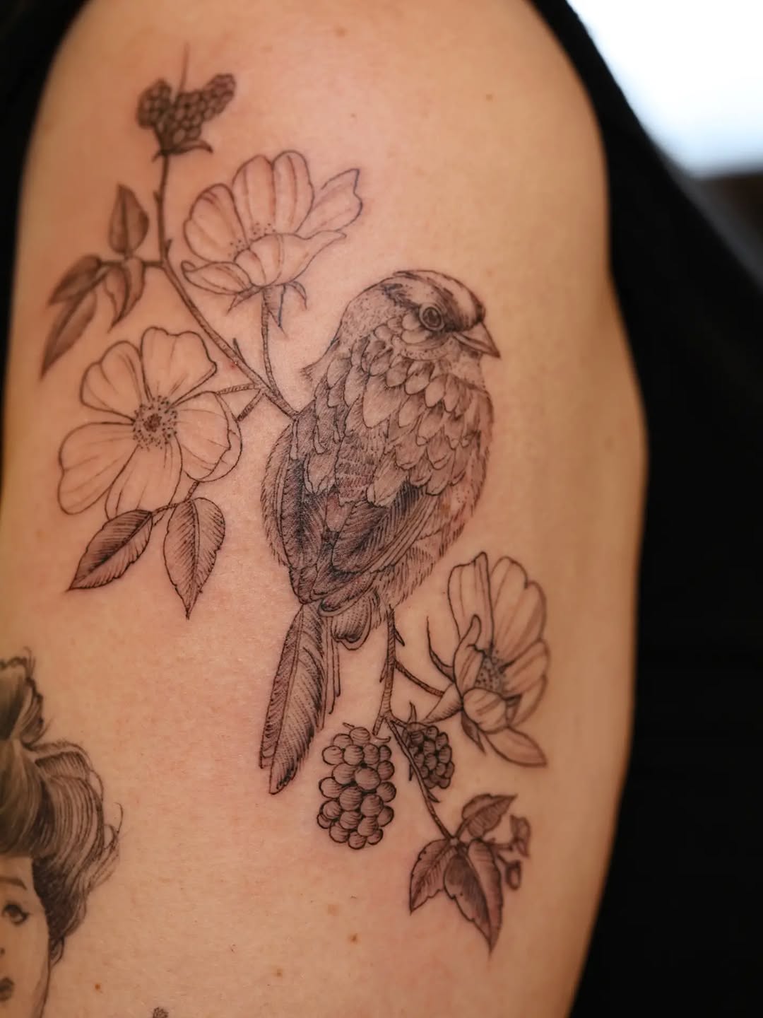 Tattoo by @oriotat2 — black_and_grey, realism