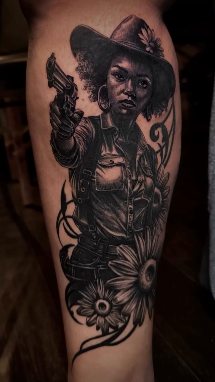 Tattoo by @bobbitnertattoo — realism, black_and_grey