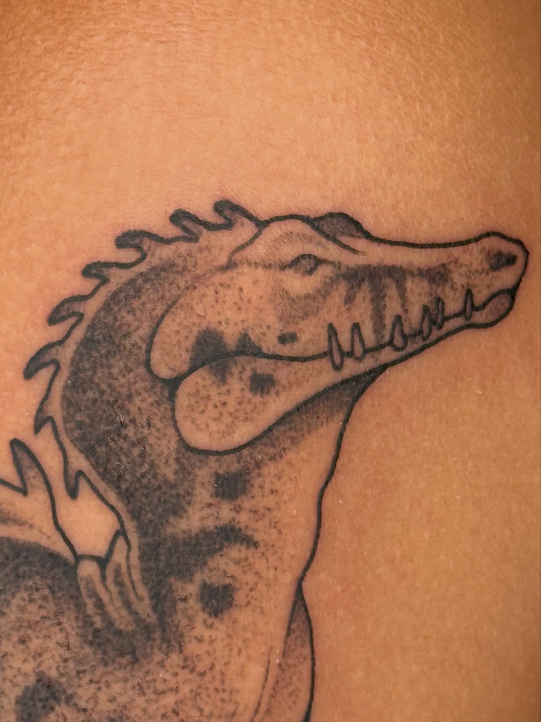 Tattoo by @juleghoul — black_and_grey, realism