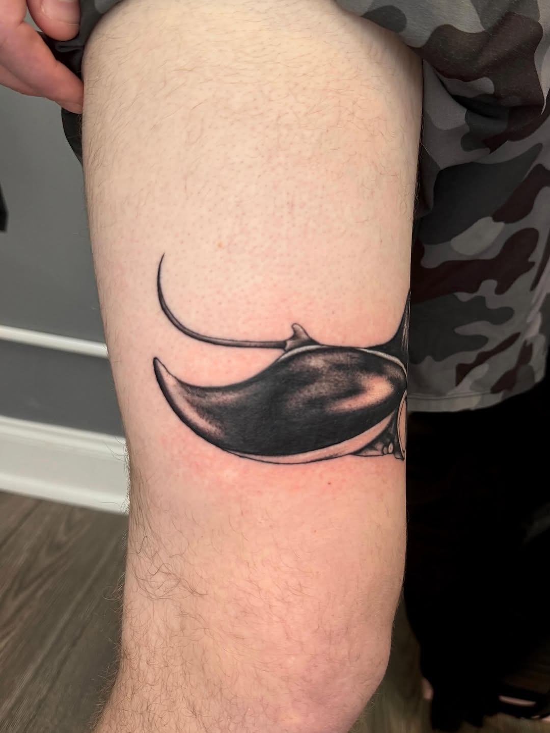 Tattoo by @figsandfossils — black_and_grey, realism