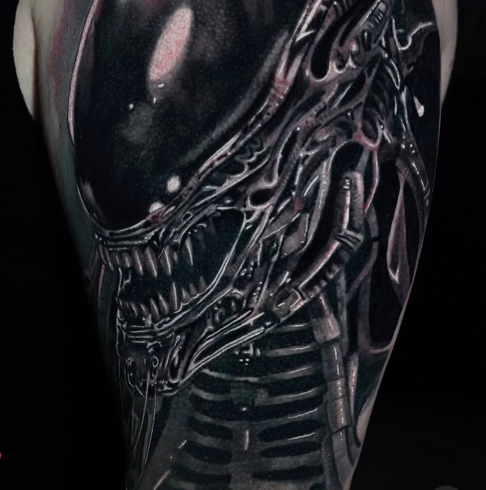 Tattoo by @joshphillipstattoos — realism, dark_realism