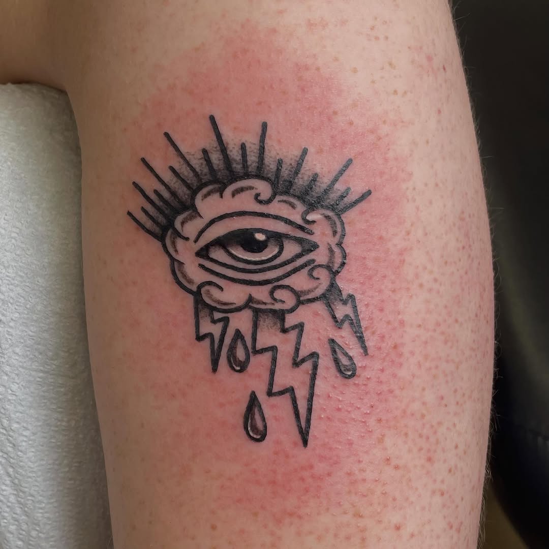 Tattoo by @goodheavenstattoos — black_and_grey