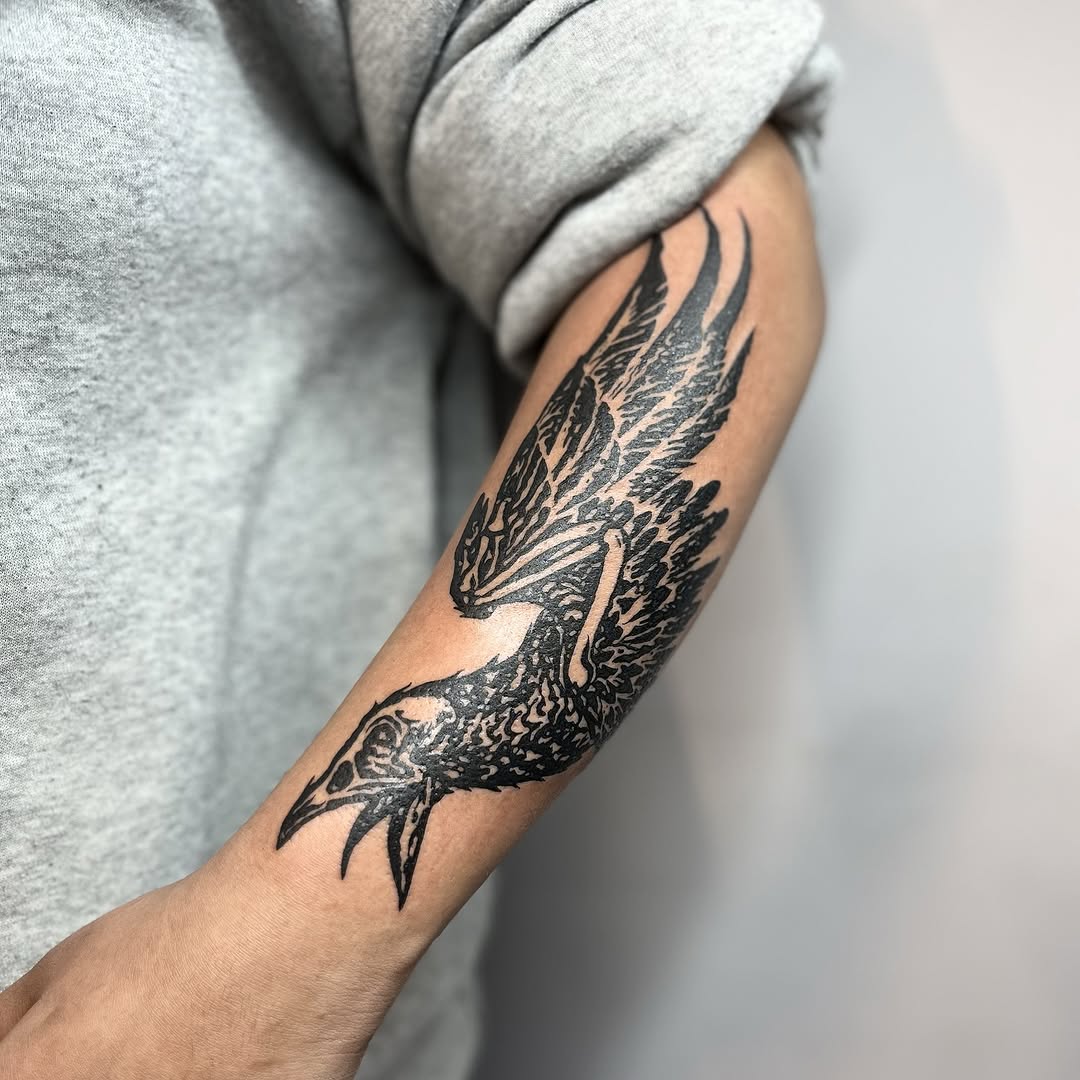 Tattoo by @ilenadoodles β blackwork