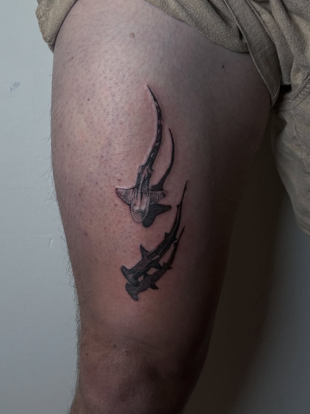 Tattoo by @devonlanetattoo — black_and_grey