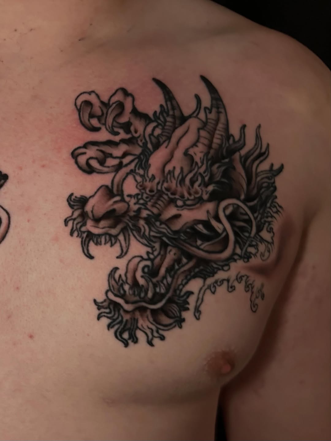 Tattoo by @backhandedculture — japanese_irezumi, black_and_grey
