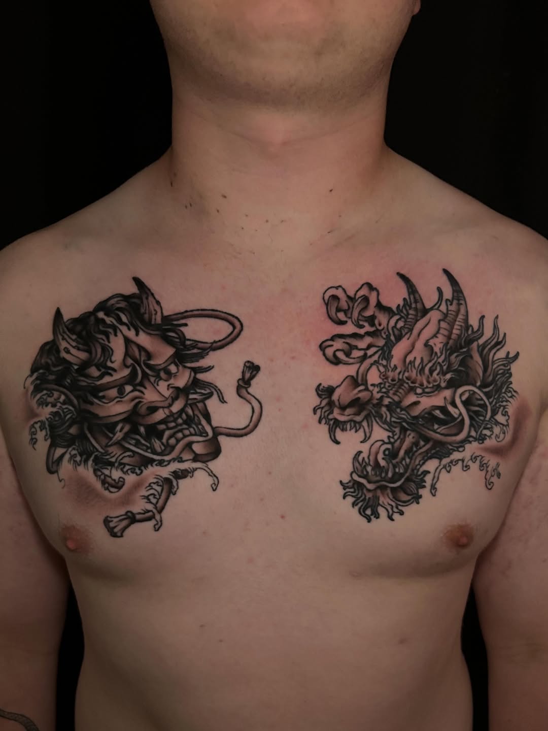 Tattoo by @backhandedculture — japanese_irezumi, black_and_grey