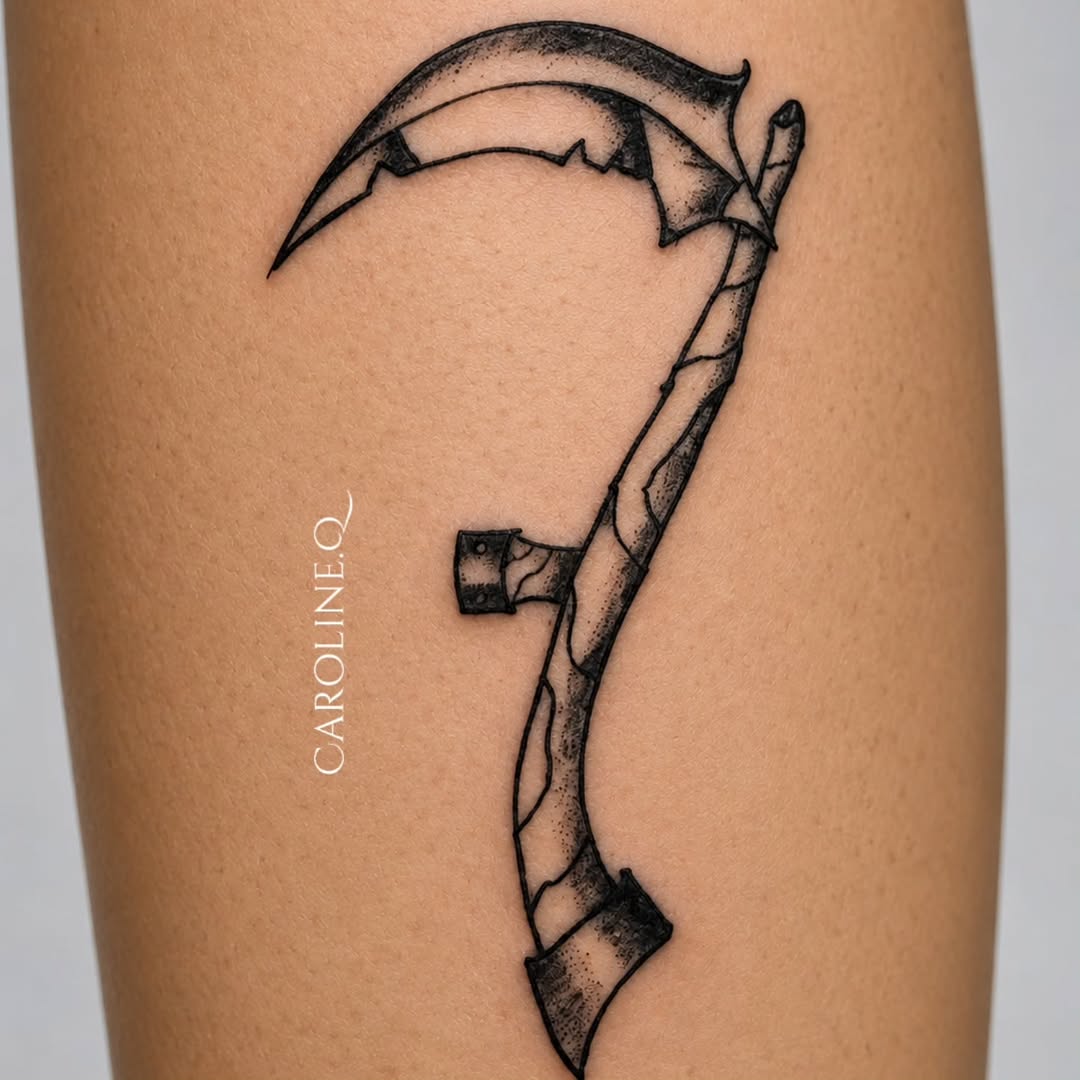 Tattoo by @obsidiandragonink — black_and_grey, dotwork