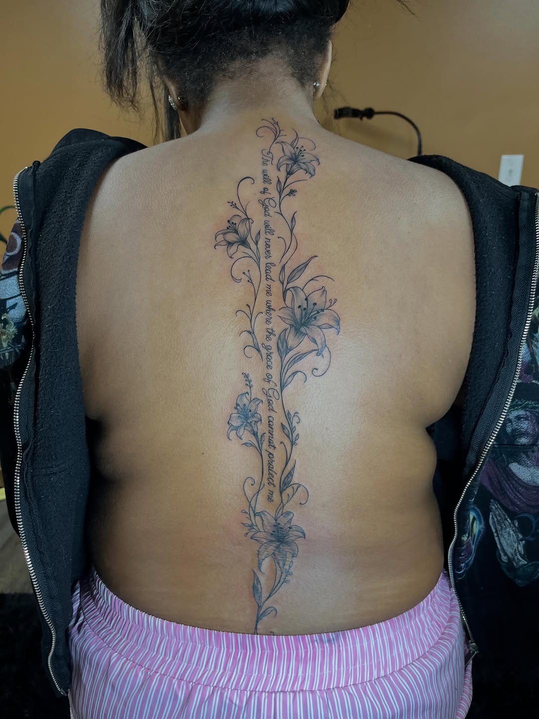 Tattoo by @inkbytee_ โ fine_line, lettering_script