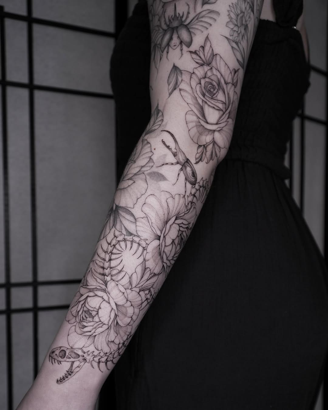 Tattoo by @lovergirltattoos_ — blackwork