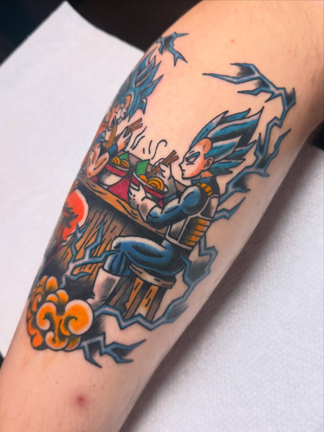 Tattoo by @scquilly โ new_school, anime