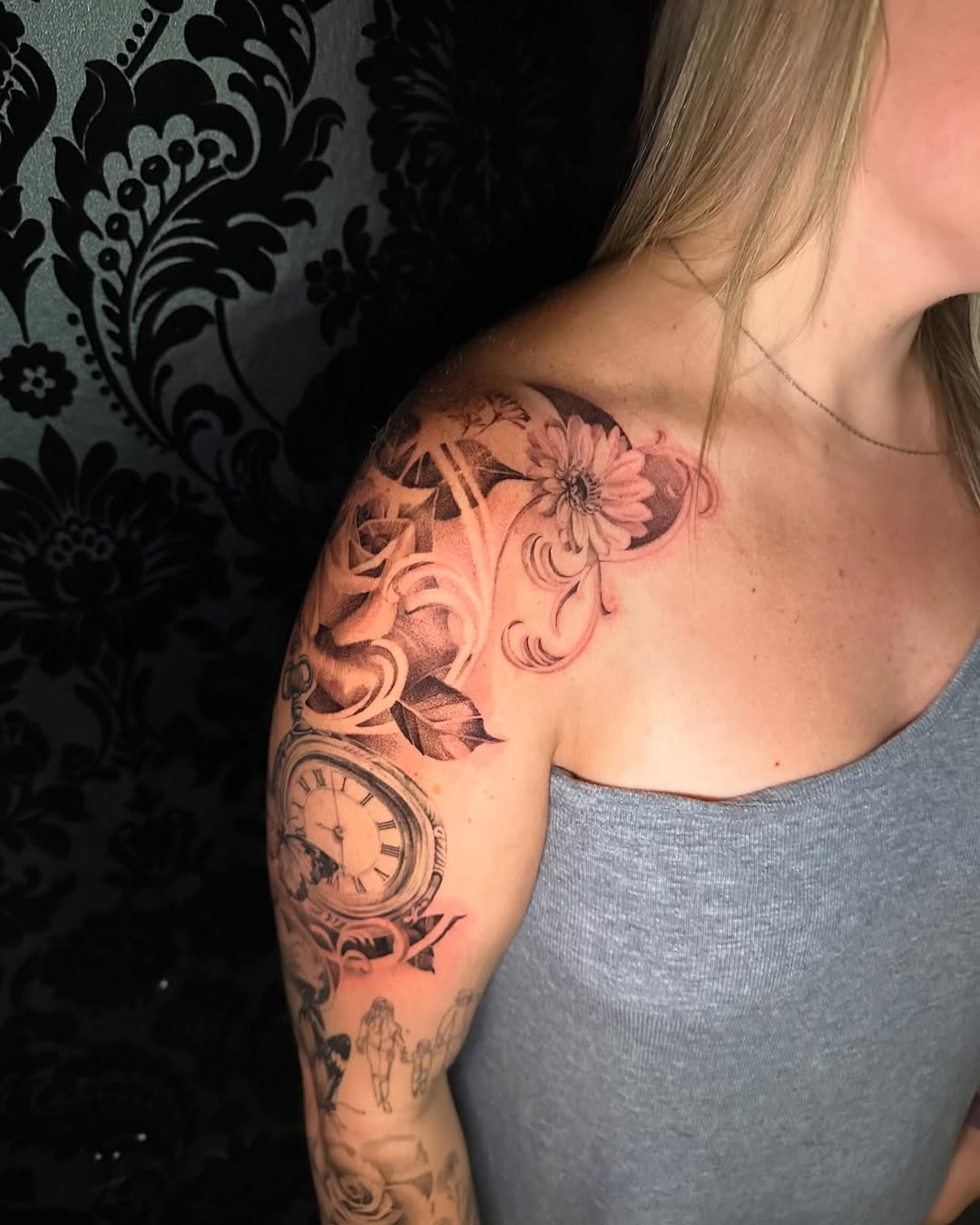 Tattoo by @classy_cassitattoos — black_and_grey, realism