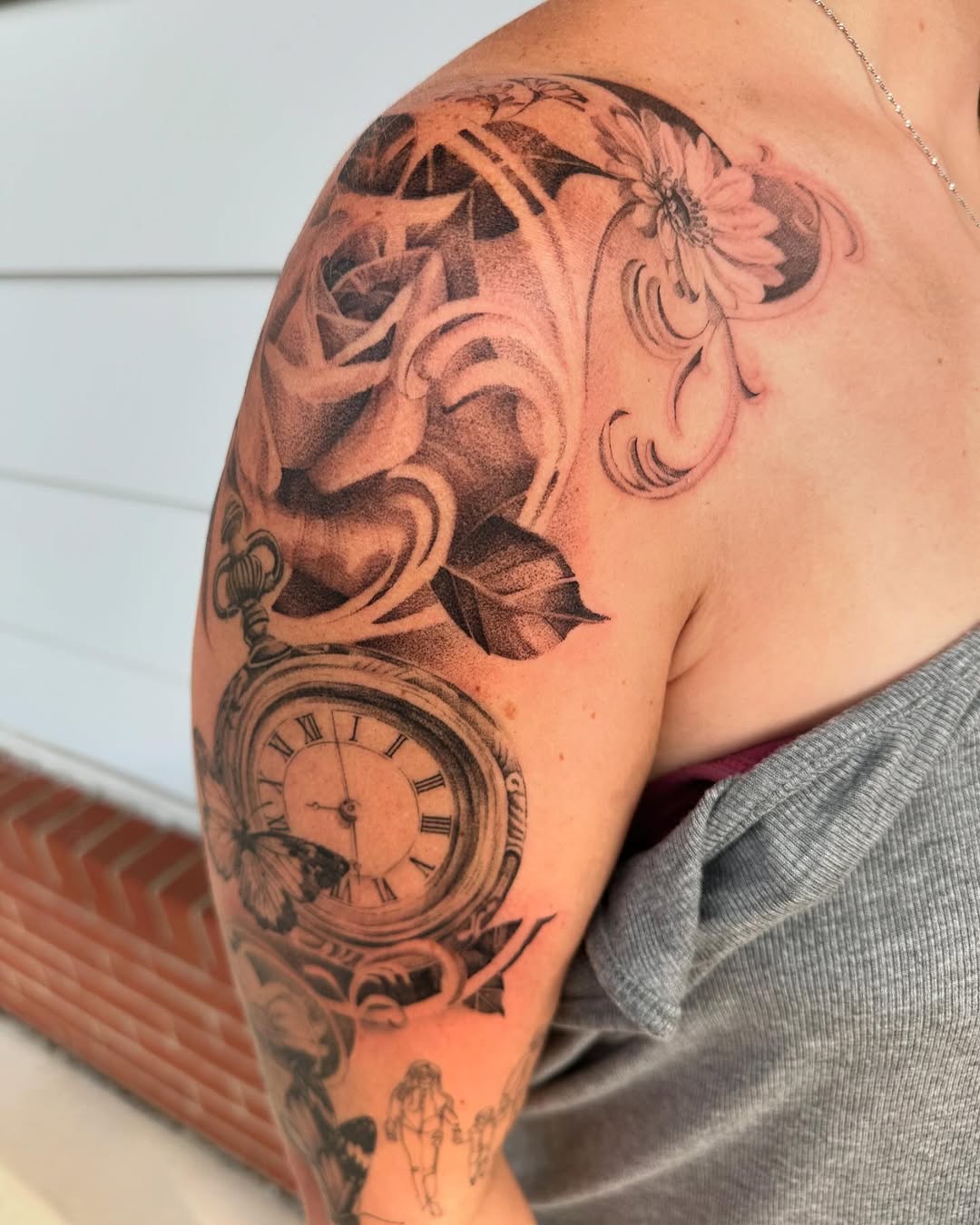 Tattoo by @classy_cassitattoos — black_and_grey, realism