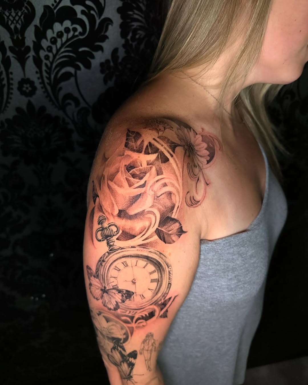 Tattoo by @classy_cassitattoos — black_and_grey, realism