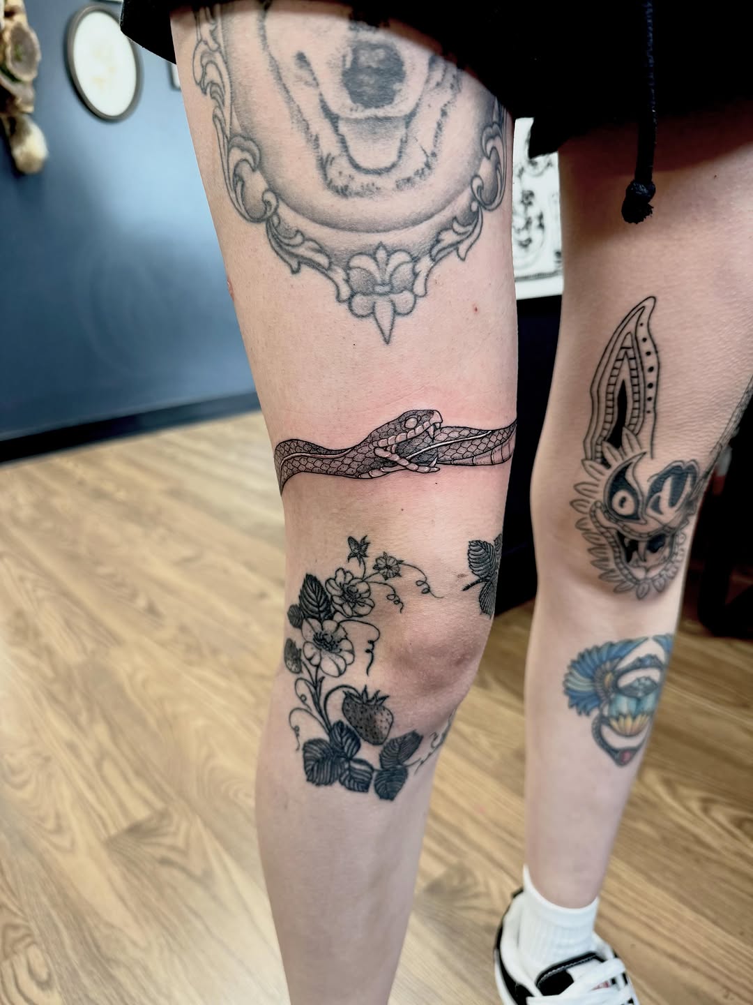 Tattoo by @maxwell.tattoos — illustrative, black_and_grey