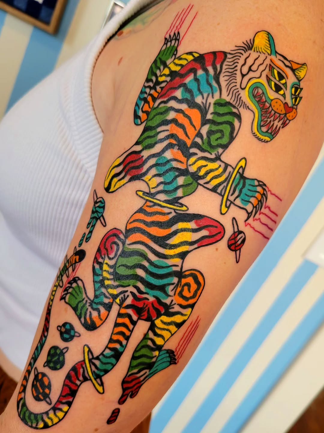 Tattoo by @catwongtattoos — new_school