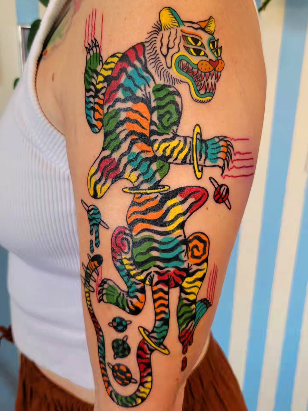 Tattoo by @catwongtattoos — new_school