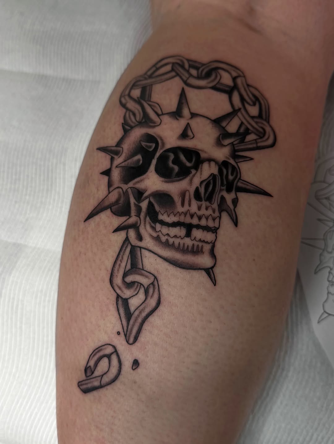 Tattoo by @tattoosbyilona โ blackwork, illustrative