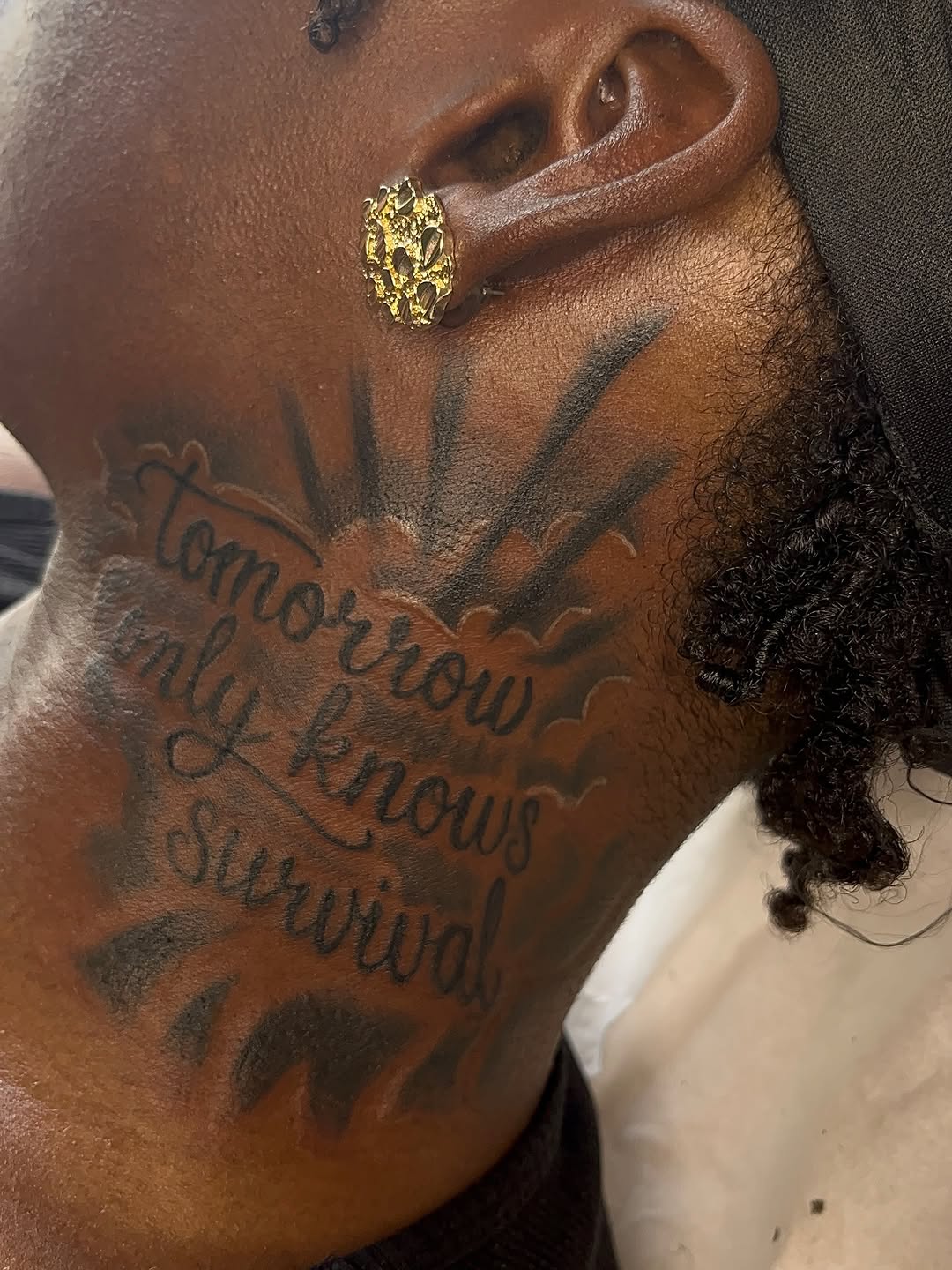 Tattoo by @xlynaeink โ lettering_script, black_and_grey