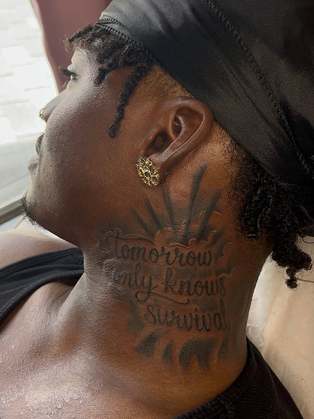 Tattoo by @xlynaeink โ lettering_script, black_and_grey