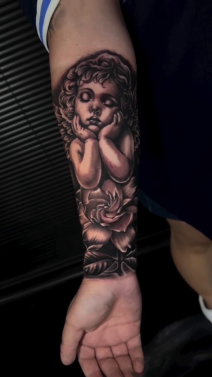 Tattoo by @oscarb_tattoos — realism, black_and_grey