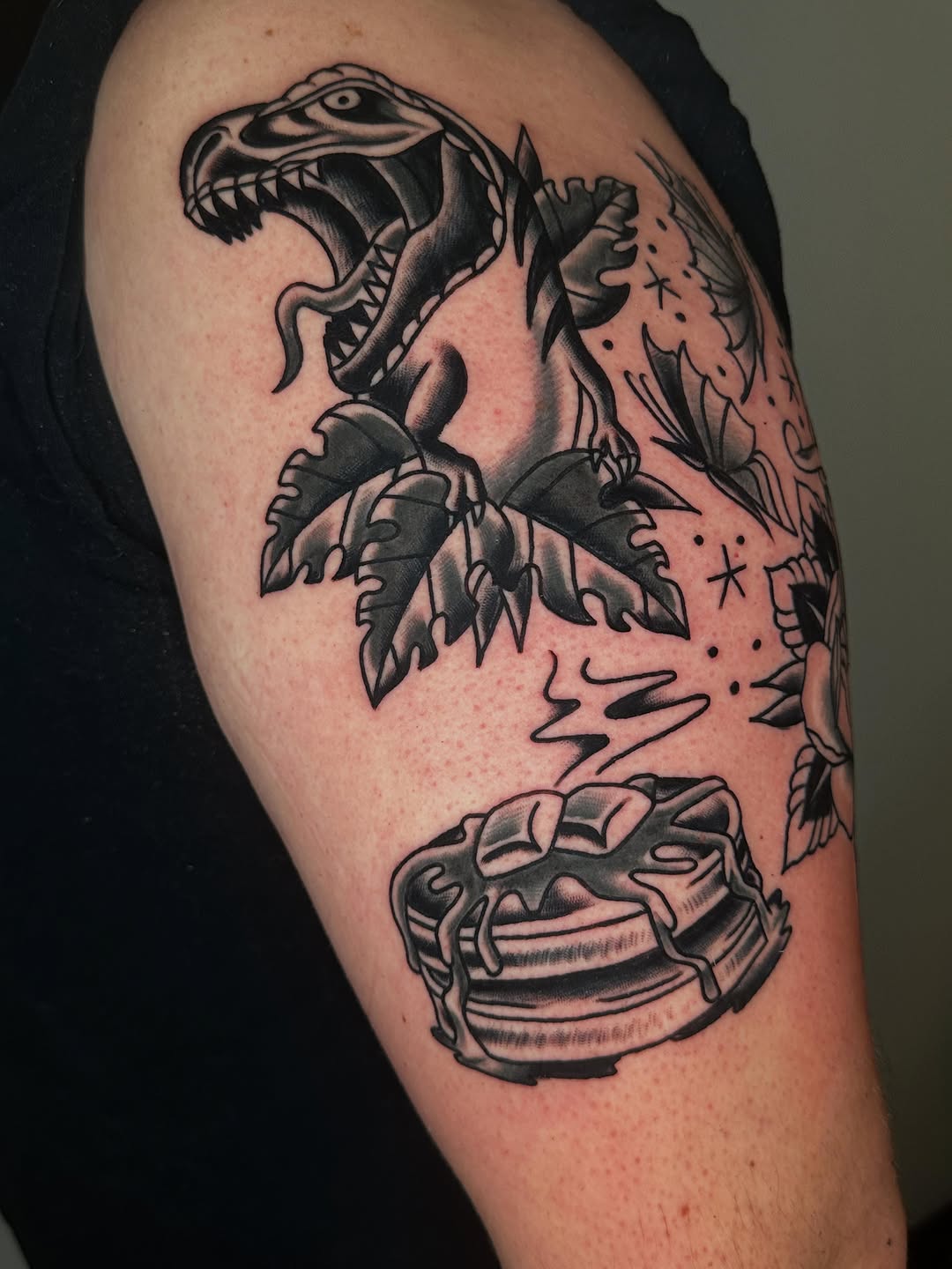 Tattoo by @spenceytattoos — american_traditional, illustrative