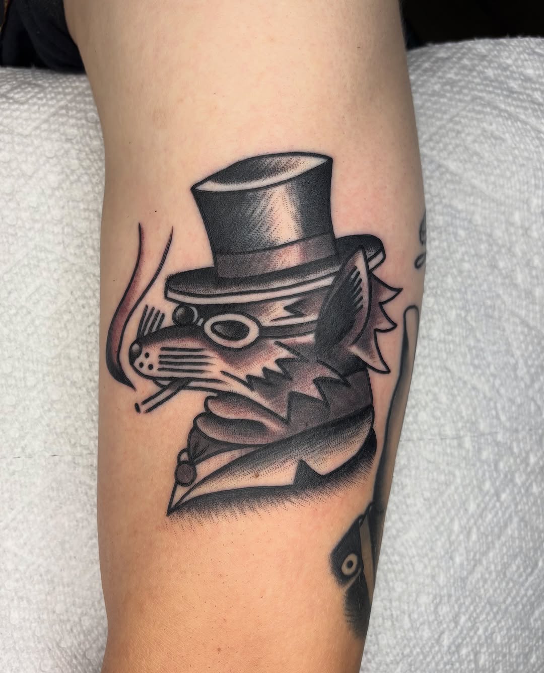 Tattoo by @chunkel — american_traditional, black_and_grey